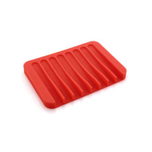 Load image into Gallery viewer, NEW Bathroom Silicone Flexible Soap Dishes Storage Holder Soapbox Plate Tray Drain Creative Bath Tools Drop ship