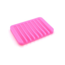 Load image into Gallery viewer, NEW Bathroom Silicone Flexible Soap Dishes Storage Holder Soapbox Plate Tray Drain Creative Bath Tools Drop ship