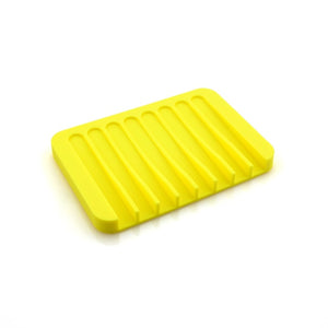 NEW Bathroom Silicone Flexible Soap Dishes Storage Holder Soapbox Plate Tray Drain Creative Bath Tools Drop ship