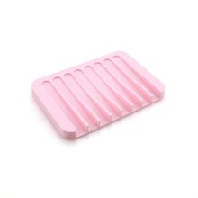 Load image into Gallery viewer, NEW Bathroom Silicone Flexible Soap Dishes Storage Holder Soapbox Plate Tray Drain Creative Bath Tools Drop ship